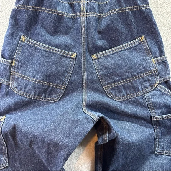 CARHARTT ICONIC 2007 OVERALLS BLUE DENIM 100% COTTON WR007 HDK WOMENS SZ 2X28 - Picture 8 of 10